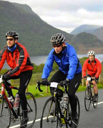 Express solicitors charity cycle ride in the countryside