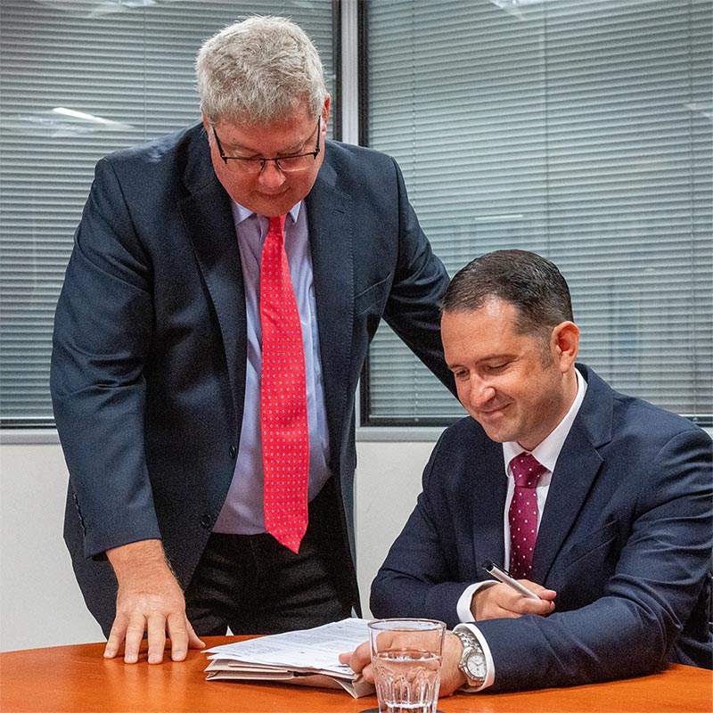 james maxey at a desk express solicitors