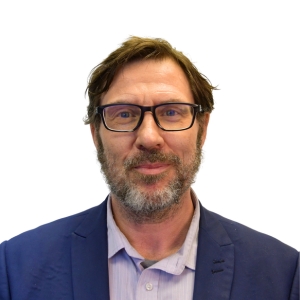 Headshot of man above shoulders